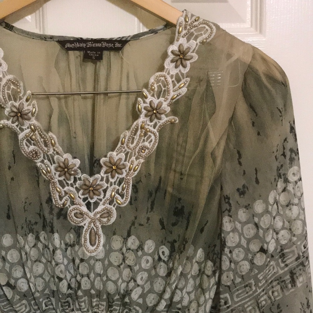 3 for $50 Sienna Rose sheer top